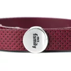 MY FAMILY MONZA BŐR PÓRÁZ 1,2-110CM BORDÓ