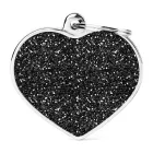 MY FAMILY SHINE NAGY SZÍV  GLITTER BLACK