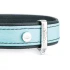 MY FAMILY FIRENZE NYAKÖRV BŐR 37-45CM TÜRKIZ