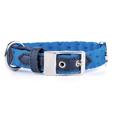 MY FAMILY MILANO NYAKÖRV BŐR-TEXTIL 27-31CM KÉK