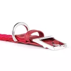 MY FAMILY MILANO NYAKÖRV BŐR-TEXTIL 27-31CM PIROS
