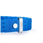 MY FAMILY MILANO NYAKÖRV BŐR-TEXTIL  22-26CM KÉK