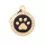 MY FAMILY GLAM CIRCLE STRASS MANCS GOLD-BLACK