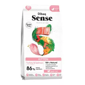 Dibaq Sense CAT Grain Free KITTEN 6 kg Pulyka-Lazac