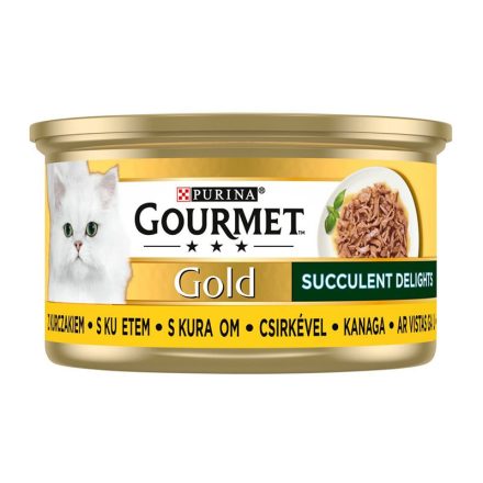 GOURMET GOLD CAT ADULT 85G CSIRKE