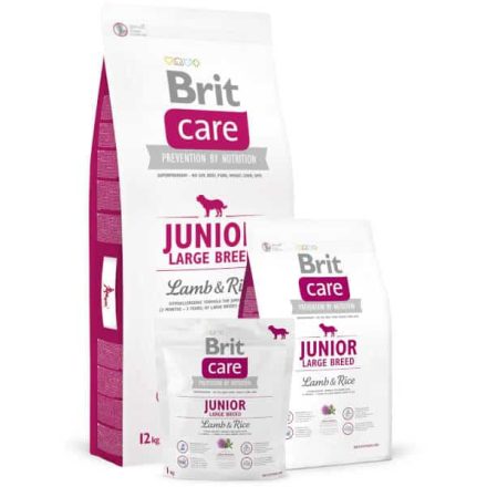 Brit Care Hipoallergén Junior eledel nagy méretű kölyökkutyáknak - bárány és rizs 3kg