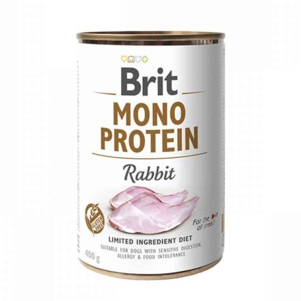 Brit Dog Monoprotein Konzerv nyúl 400g