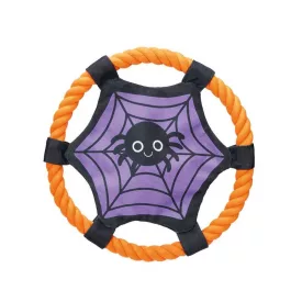   BZ HALLOWEEN PLÜSS KUTYAJÁTÉK KÖTÉL 20x20x2CM PÓKHÁLÓ