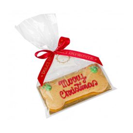   DOLCI IMPRONTE BOLDOG KARÁCSONYT! FELIRATÚ CSONT ALAKÚ KUTYA SÜTI 66G