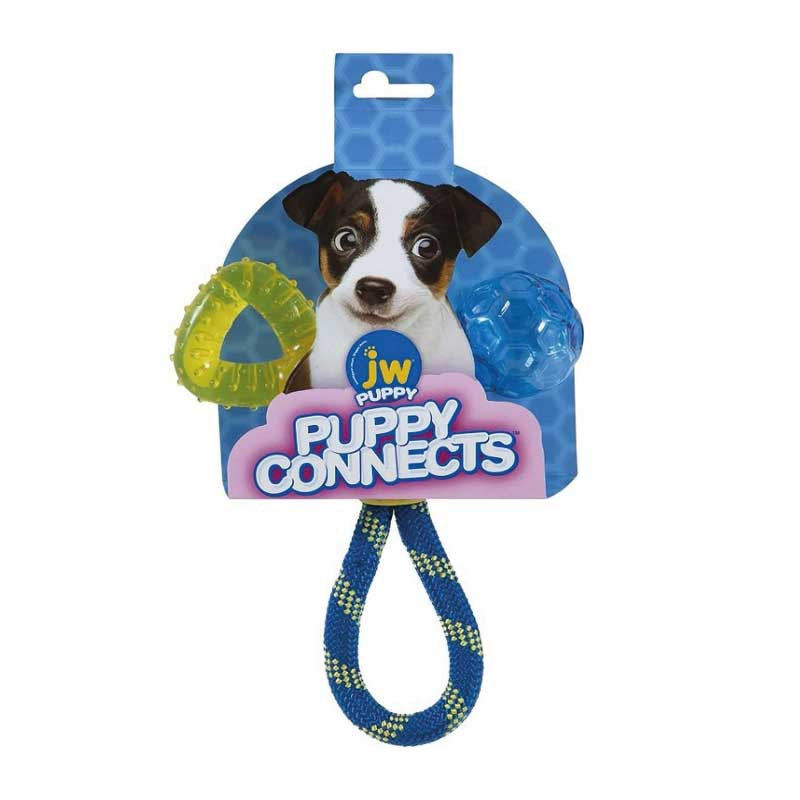JW PUPPY CONNECTS KÖTELES RÁGÓ JÁTÉK 21X20X6