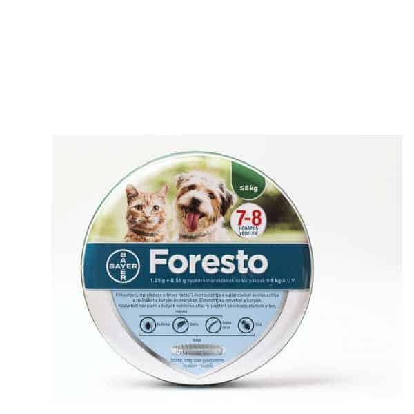 FORESTO® bolhanyakörv kutyáknak 8kg alatt