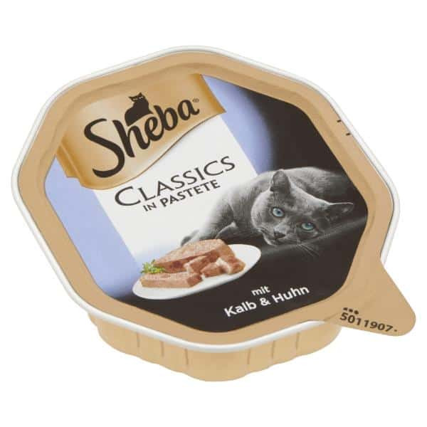 Sheba Classics Alutálcás - Borjú és csirke 85g