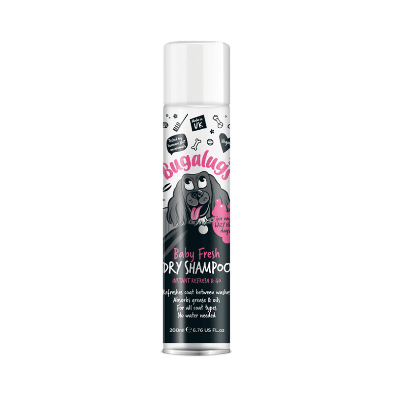 BUGALUGS SZÁRAZ SAMPON 200ML BABY FRESH