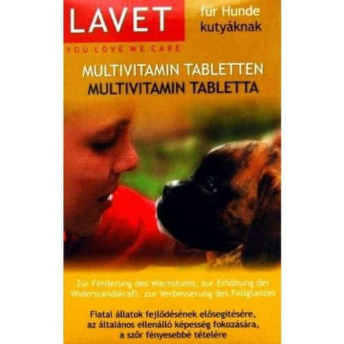 LAVET Multivitamin Tabletta Kutyáknak 50db