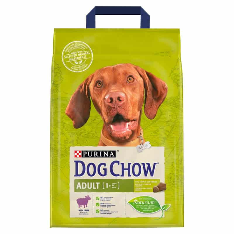 Dog Chow Adult száraz kutyaeledel báránnyal 2,5kg