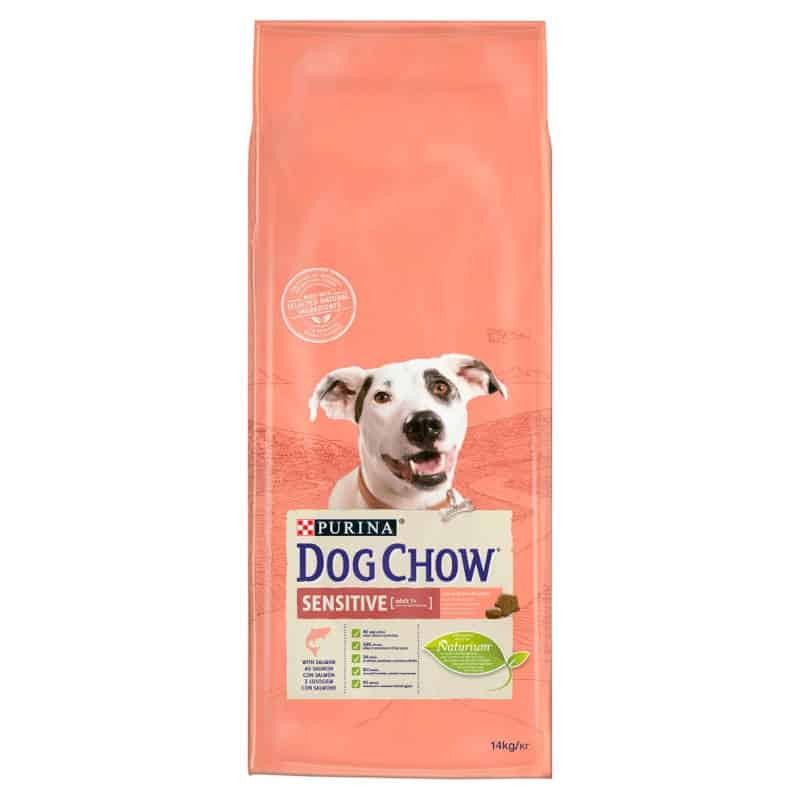 Dog Chow Sensitive száraz kutyaeledel lazaccal 14kg Dog Chow Sensitive száraz kutyaeledel lazaccal 14kg