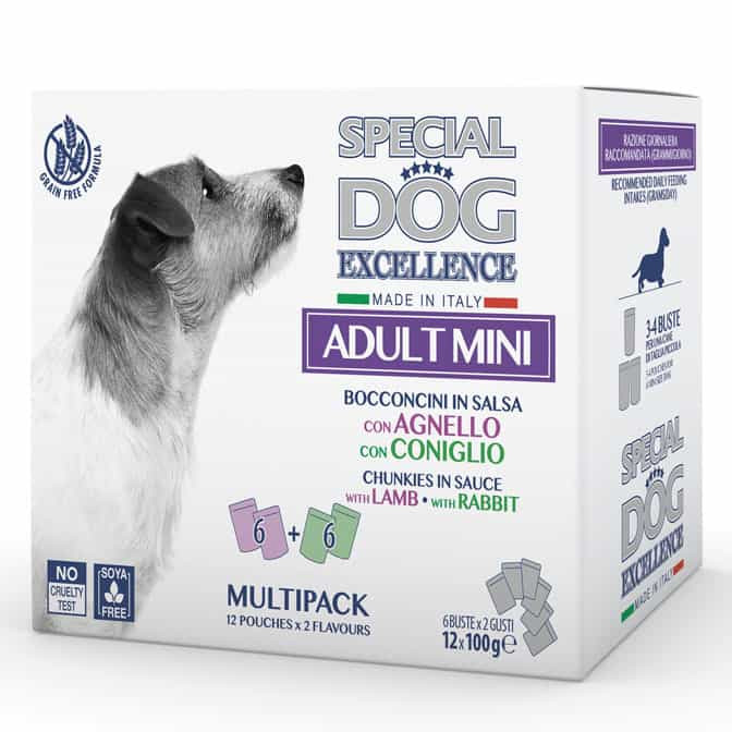 SPECIAL DOG Excellence Multipack Adult Mini – bárány és nyúl 12x100g